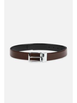 Van Heusen - Men Brown Textured Formal Reversible Belt