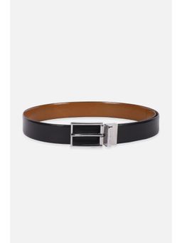 Van Heusen - Men Black Solid Formal Reversible Belt