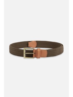 Van Heusen - Men Olive Textured Casual Belt