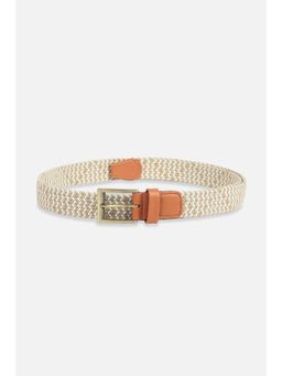 Van Heusen - Men Beige Stripe Casual Belt