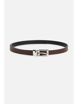 Van Heusen - Women Brown Solid Formal Reversible Belt