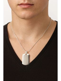 SKO - Miora Silver Rectangular Tag Pendant
