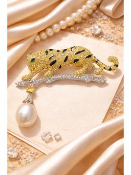 SKO - Miora Yellow Tiger Brooch