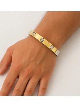 SKO - Miora Silver Screw Bangle Bracelet