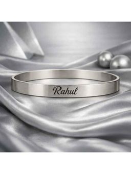 SKO - Miora Silver Engravable Kada Bracelet