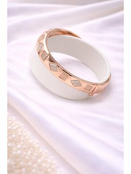 SKO - Miora Rose Gold Rose Gold-Plated Textured women's Hoop bracelet