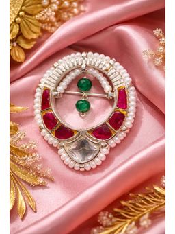 SKO - Miora Pink Pearl Circle Brooch