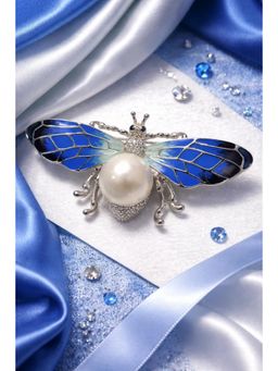 SKO - Miora Blue Monarch Pearl Brooch