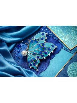 SKO - Miora Blue Ocean Wing Brooch