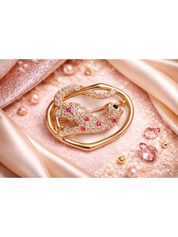SKO - Miora Gold Emerald Vigil Mini Brooch