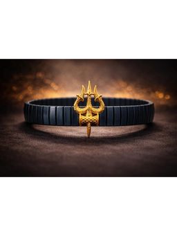 SKO - Miora Black Trishul Ceramic Adjustable Bracelet
