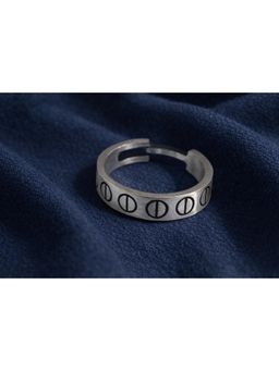 SKO - Miora Silver Motif Open Band Ring