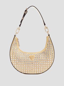 Guess - Women Gold Embellished Lua Shoulder Bag (S)