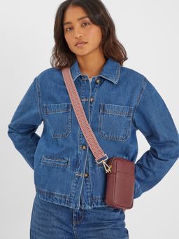 Accessorize London - Women Maroon Crossbody Bag