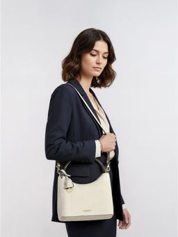 Accessorize London - Women Off White Soft Scoop Sling Bag