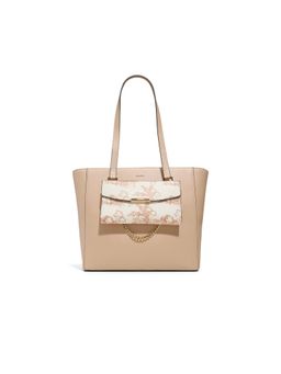 Aldo - Women Beige Tote Bag and Pouch with Detachable Chain