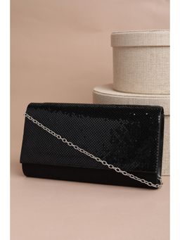 Van Heusen - Women Black Embellished Party Clutch