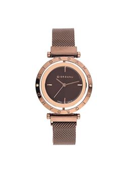 Giordano - Brown Dial Analog Wrist Watch for Women - GZ-60035