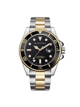 Giordano - Resolute Analogue Watch for Men Steel Strap & Rotating Bezel Gd-50006-33 (Medium)