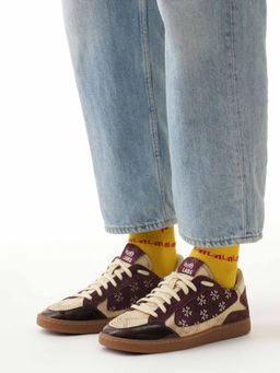 Gully Labs - Barfi Burgundy Sneaker For Men