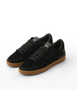 Gully Labs - Dvaita Kohl Black Artisan Leather Sneakers
