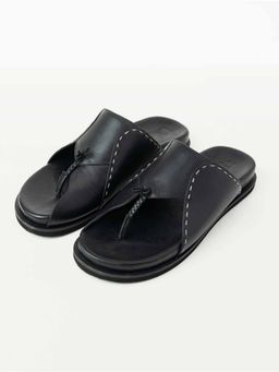 Gully Labs - Sal Brown Artisan Slip-On Sandals