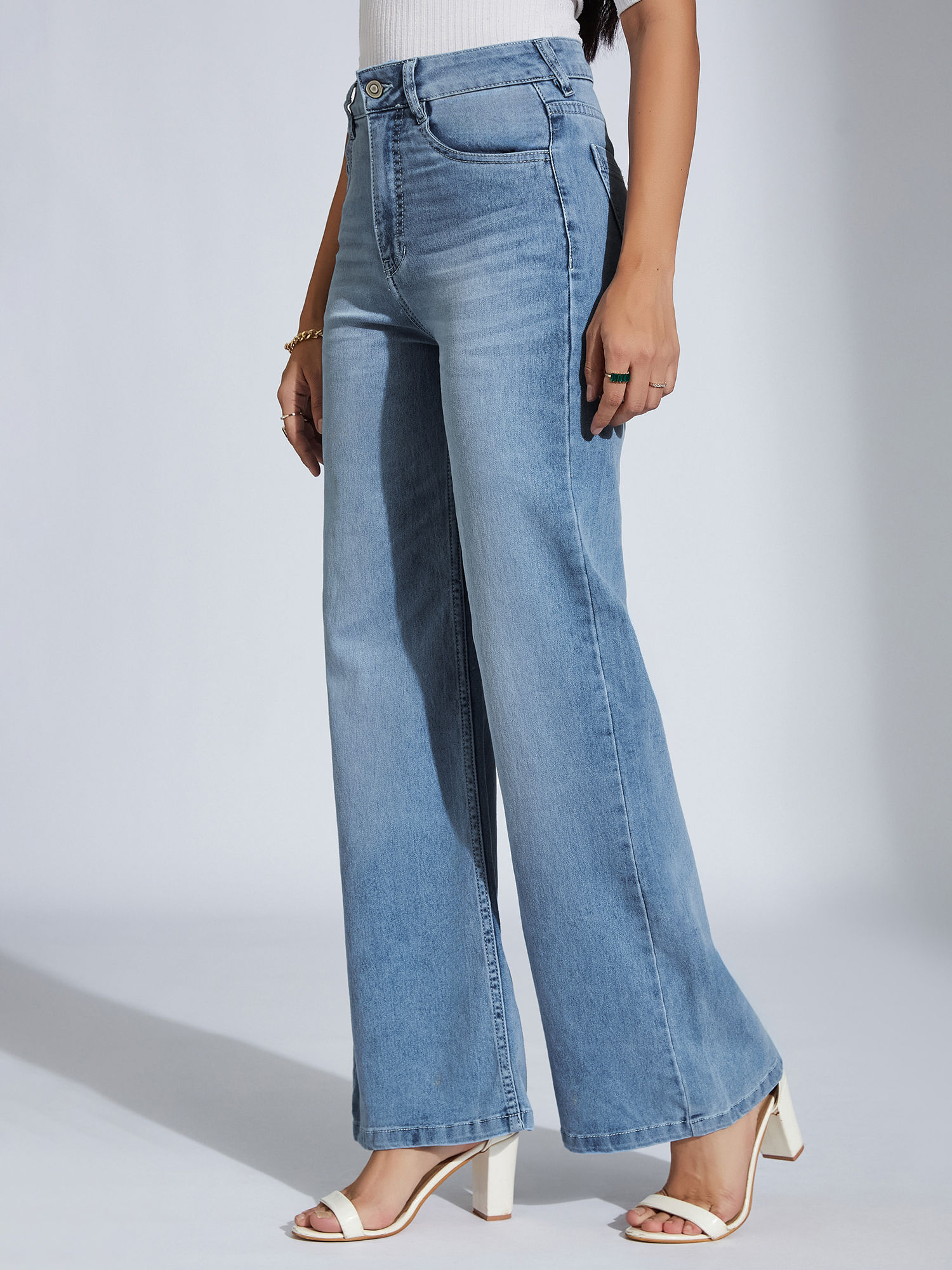 High Waist Jeans - Buy High Waisted Jeans Online | Nykaa Fashion