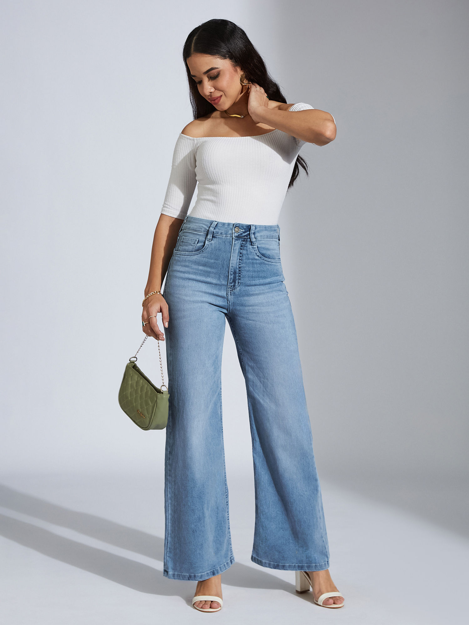 High Waist Jeans - Buy High Waisted Jeans Online | Nykaa Fashion