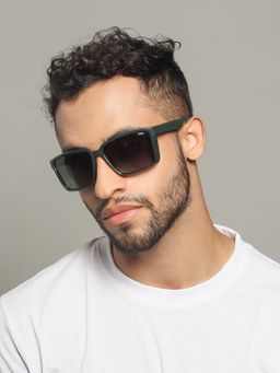 IDEE - S2915 C6P 60 Green Lens Sunglasses for Men (60)