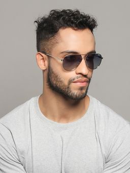 IDEE - S2920 C4P 58 Blue Lens Sunglasses for Men (58)