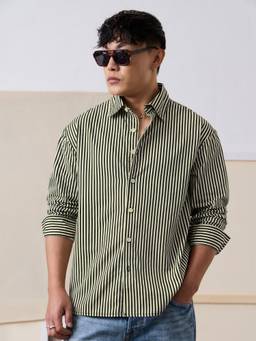 The Souled Store - Phantom Stripes Men Stripes Shirts