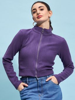STREET 9 - Drop Niddle Jacket - Purple