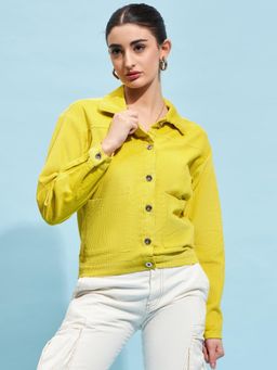 STREET 9 - Corduroy Jacket - Yellow