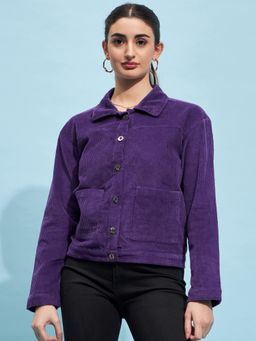 STREET 9 - Corduroy Jacket - Purple