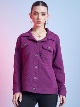 STREET 9 - Quilted Jacket - Purple