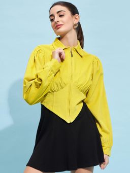 STREET 9 - Corduroy Jacket - Yellow