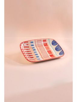 Freedom Tree - White Kongu Handpainted Ceramic Nut Tray