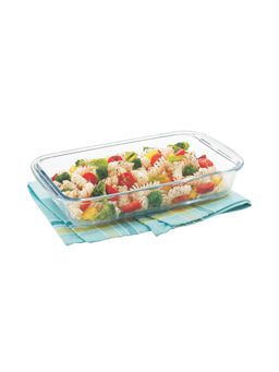 Signoraware - Transparent Bake and Serve Borosilicate Glass Rectangular Bowl