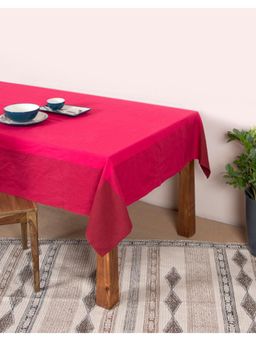 Fabindia - Fuchsia Pink Adesh Woven Cotton Table Cover