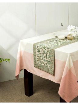 Fabindia - Beige Gulnaz Printed Cotton Runner