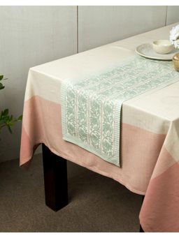 Fabindia - Green Navika Printed Cotton Runner