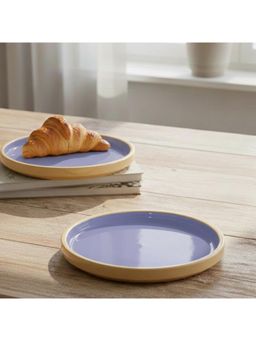 BlackCarrot - Bone China Beige Quarter Plates (Pack of 2)