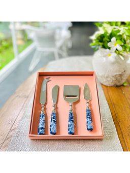 Faaya Gifting - Navy Blue Brittany Blue 4 Piece Cutlery Set