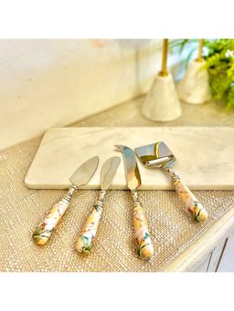 Faaya Gifting - Cheese Knives - Set Of 4 - Lisbon Lemon