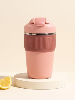 YELONA - Portable Stainless Steel Peach Coffee Tumbler