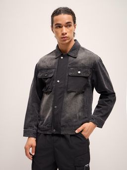 The Bear House - Black Classic Denim Jacket