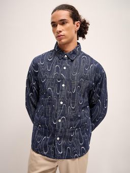 The Bear House - Navy Blue Classic Denim Jacket