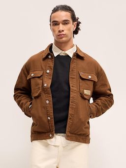 The Bear House - Brown Classic Denim Jacket