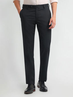 Arrow - Graph Check Tapered Fit Trousers