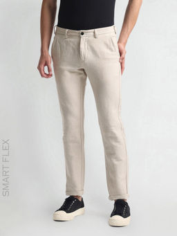 Arrow Sports - Cotton Linen Smart Flex Trousers